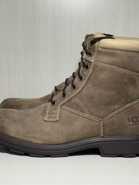 UGG Australia Biltmore Men's 11 Waterproof Boots Light Brown Leather